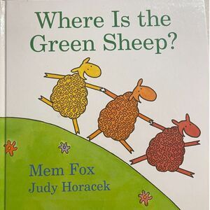 Lot 2 Books: Duckling Gets a Cookie Mo Willems, Where is the Green Sheep Mem Fox